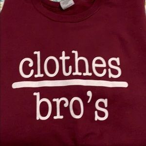 Clothes over bros sweatshirt